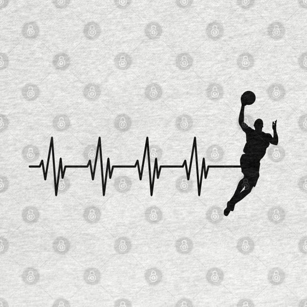 Basketball Heartbeat by KC Happy Shop